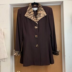 Laura Madrigano Set Size 8 Jacket and Skirt